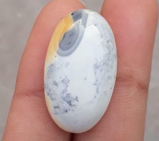 Яшма 25,9 карата — Малигано Кабошон Джаспера — Джаспер Малигано — 28x17 мм