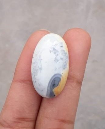 Яшма 25,9 карата — Малигано Кабошон Джаспера — Джаспер Малигано — 28x17 мм