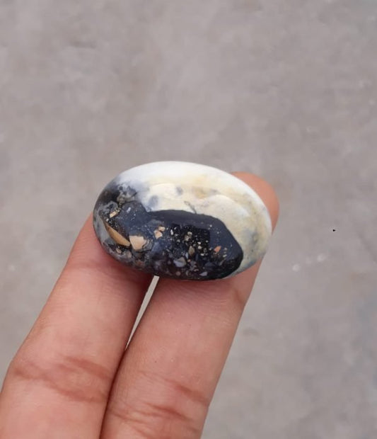 30-каратная яшма - Малигано Джаспер Кабошон - Яшма Малигано - 30x19,5 мм