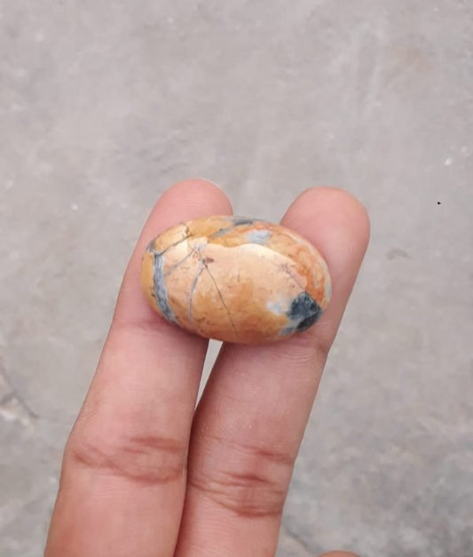 Яшма 31,4 карата — Малигано Джаспер Кабошон — Джаспер Малигано — 28x19 мм