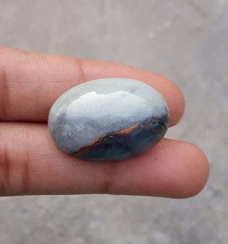 32ct Jasper - Maligano Jasper Cabochon - Jasper Maligano- 27x19mm