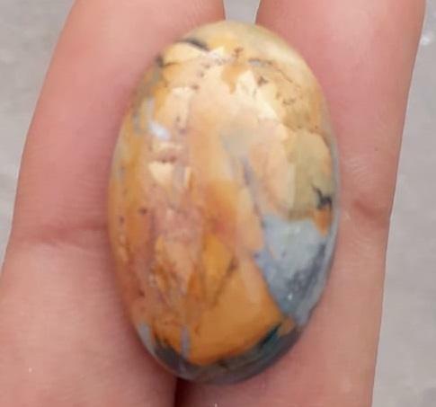 34.8ct Jasper - Maligano Jasper Cabochon - Jasper Maligano- 29x19mm