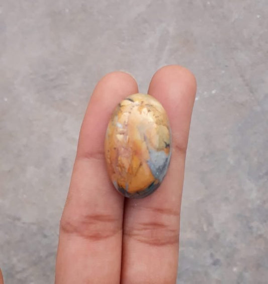 34.8ct Jasper - Maligano Jasper Cabochon - Jasper Maligano- 29x19mm