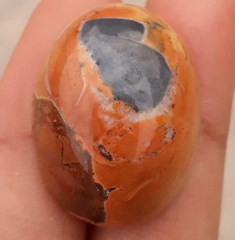 Яшма 46,6 карата — Малигано Кабошон Джаспера — Джаспер Малигано — 27x20 мм