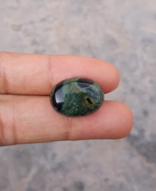 12.5ct Jasper - Kambaba Jasper Cabochon - Alligator Jasper - 13x18mm