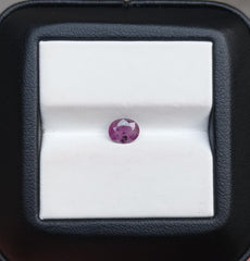 0.55ct Sapphire for Sale - Kashmiri Sapphire Gemstone with Natural Inclusions- Dimensions 6x5x2.1mm