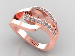 Love Knot Diamond Ring