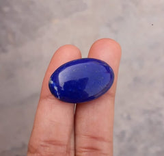 Лазурит 28 карат - Lajward - Кабошон из лазурита высшего качества - 25x17 мм