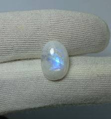 Лунный камень 4,8 карата - Лунный камень Адуляр - Радужный лунный камень - Июньский камень - 15x10x4 мм