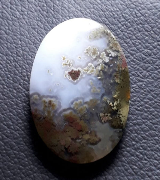 33ct Moss Agate - Green Moss Agate - 35x25x7.2mm