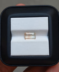 1.95ct Natural Yellow Tourmaline Gemstone - October Birthstone - 10x7x3mm