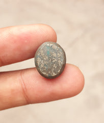 Натуральная бирюза с пиритом – бирюза Blue Matrix – Shajri Feroza, 17 карат