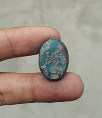 Natural Turquoise with Pyrite - Blue Matrix Turquoise - Shajri Feroza-24Ct