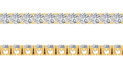 Natural Diamonds Tennis Bracelet - 3.5mm