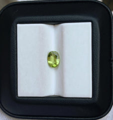 1.40ct Peridot Gemstone- Olivine - Chrysolite Gem - August Birthstone - 7.8x5.5x3.5mm