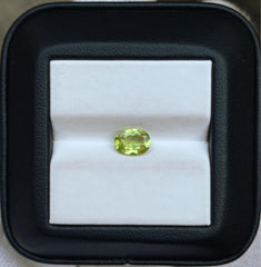 1.40ct Peridot Gemstone- Olivine - Chrysolite Gem - August Birthstone - 7.8x5.5x3.5mm