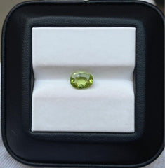 1.40ct Peridot Gemstone- Olivine - Chrysolite Gem - August Birthstone - 7.8x5.5x3.5mm