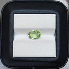 2.45ct Peridot Gemstone- Olivine - Chrysolite Gem - August Birthstone - 10x7.5x5mm