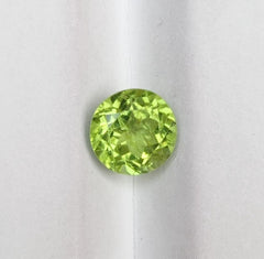 2.3ct Peridot Gemstone- Olivine - Chrysolite Gem - August Birthstone - 9mm