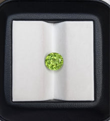 2.3ct Peridot Gemstone- Olivine - Chrysolite Gem - August Birthstone - 9mm
