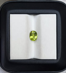 1.50ct Peridot Gemstone- Olivine - Chrysolite Gem - August Birthstone - 8x6x3.6mm