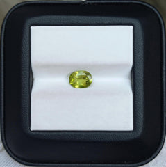 1.25ct Peridot Gemstone- Olivine - Chrysolite Gem - August Birthstone - 8x6x3.3mm