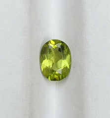 1.25ct Peridot Gemstone- Olivine - Chrysolite Gem - August Birthstone - 8x6x3.3mm