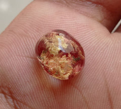 Натуральный фантомный кварц 8,5 карата — призрачный кварц — 13x11 мм