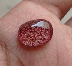 Натуральный фантомный кварц 10,6 карата — призрачный кварц — 17x12 мм