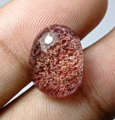 Натуральный фантомный кварц 10,6 карата — призрачный кварц — 17x12 мм