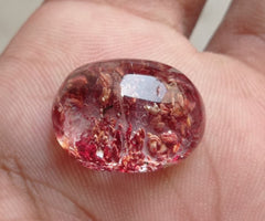 Натуральный фантомный кварц 22,7 карата — призрачный кварц — 20x15 мм