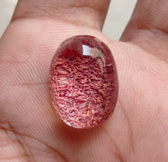 Натуральный фантомный кварц 23,1 карата — призрачный кварц — 20x15 мм