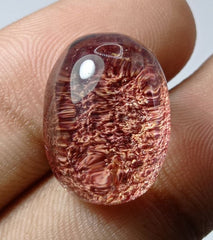 Натуральный фантомный кварц 23,1 карата — призрачный кварц — 20x15 мм