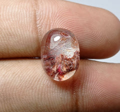 Натуральный фантомный кварц 9,1 карата — призрачный кварц — 15x11 мм