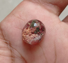 Натуральный фантомный кварц 10,5 карата — призрачный кварц — 14x11,5 мм