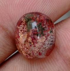 Натуральный фантомный кварц 10,5 карата — призрачный кварц — 14x11,5 мм