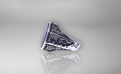 Мужские кольца-печатки — элегантное кольцо из стерлингового серебра с черным ониксом — односторонняя гравировка на одной стороне — белое золото 14 карат с матовой и блестящей отделкой