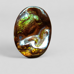 Редкий агат De Feugo — редкий огненный агат овальной формы