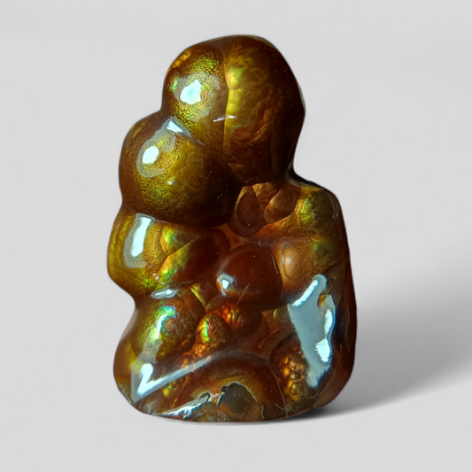 Rare Agate De Feugo - Rare Fire Agate Carving