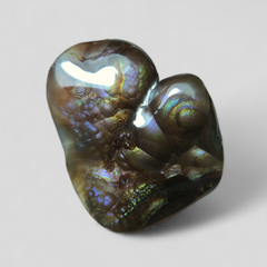 Редкая резьба по фиолетовому огненному агату — Agate De Feugo