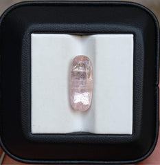 Топаз 7,8 карата — ограненный драгоценный камень розовый топаз — камень, родившийся в ноябре — 19x18x6 мм