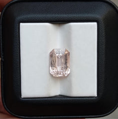 Топаз 6,5 карата — ограненный драгоценный камень розовый топаз — камень ноября — 12,9x9x6 мм