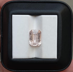 Топаз 6,5 карата — ограненный драгоценный камень розовый топаз — камень ноября — 12,9x9x6 мм