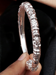 Браслет из стерлингового серебра ручной работы