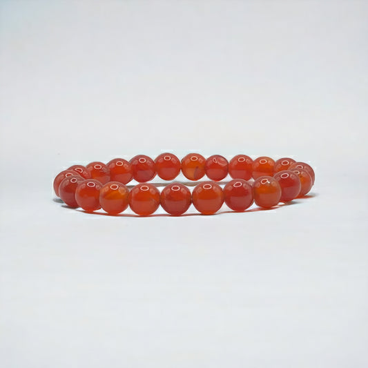 Classy Red Carnelian Strech Bracelet