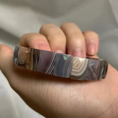 Браслет из натурального ботсванского агата/сардоникса, браслет для мужчин и женщин