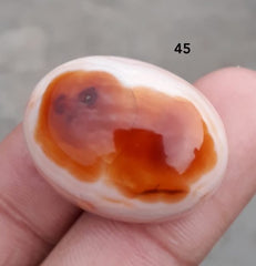 45ct Jasper - Scenic Jasper Cabochon - 27x21mm