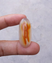 37ct Jasper - Scenic Jasper Cabochon - 26x17mm