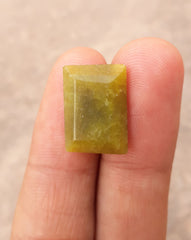 11.9ct Serpentine Cabochon - Shah Maqqsood - Zehrmora - 17.8x12.7mm