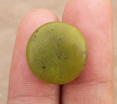 Змеиный кабошон 17,4 карата — Шах Максуд — Zehrmora — 17,2x17,5 мм